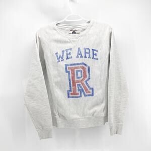 Champion reverse weave grey ”We Are R” sweatshirt retro casual size S